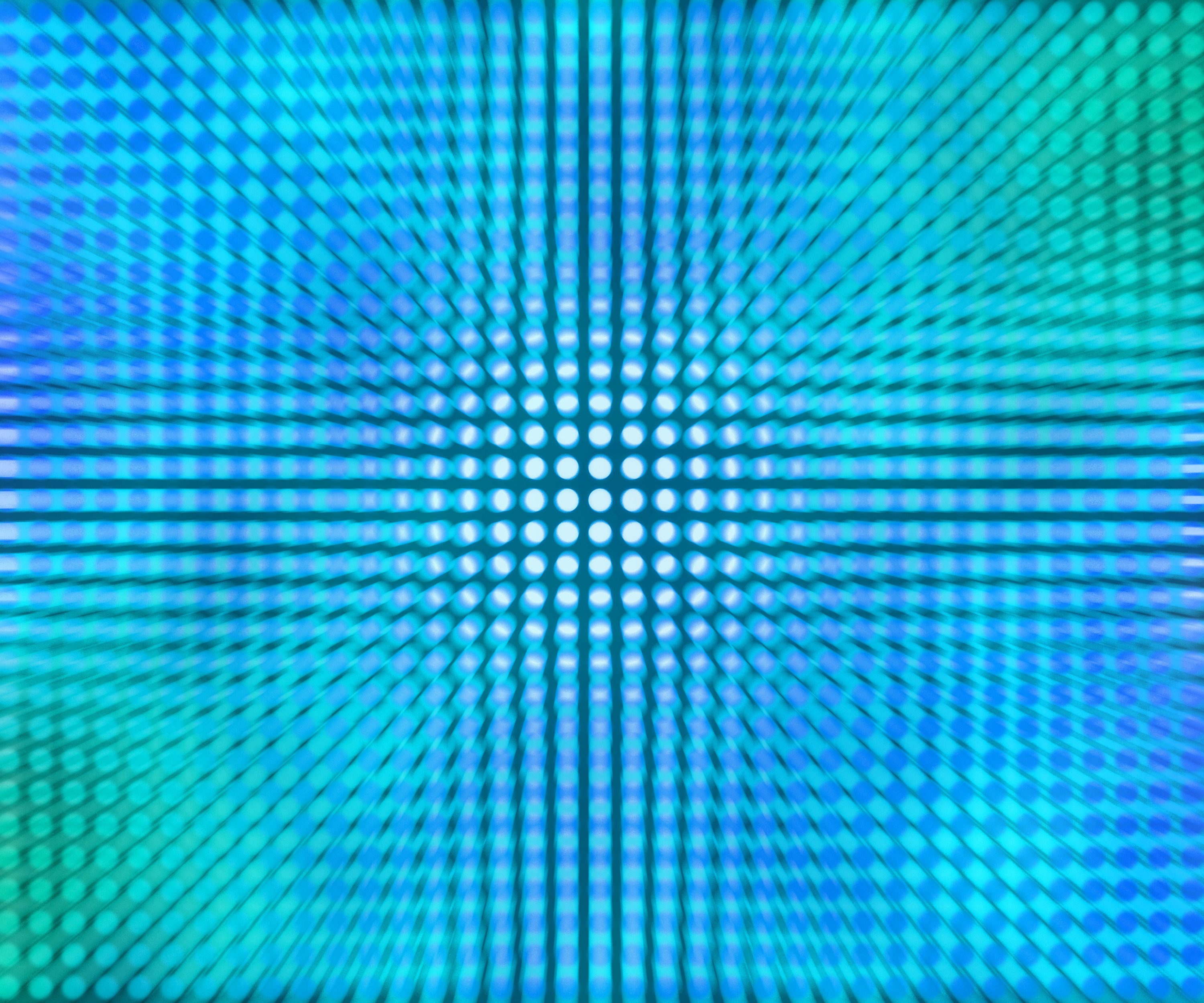 Blue LED Dots Abstract