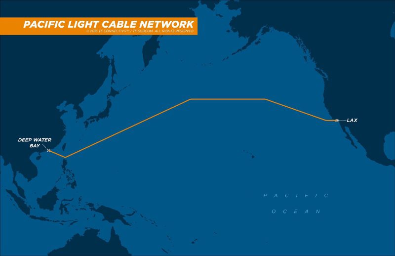 Proposed cable routing for PLCN. (PRNewsFoto/TE Connectivity Ltd.)