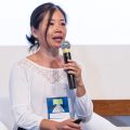 Cybelle Oda, da RNP, fala durante o Encontro Provedores Regionais Campinas, realizado pela Bit Social