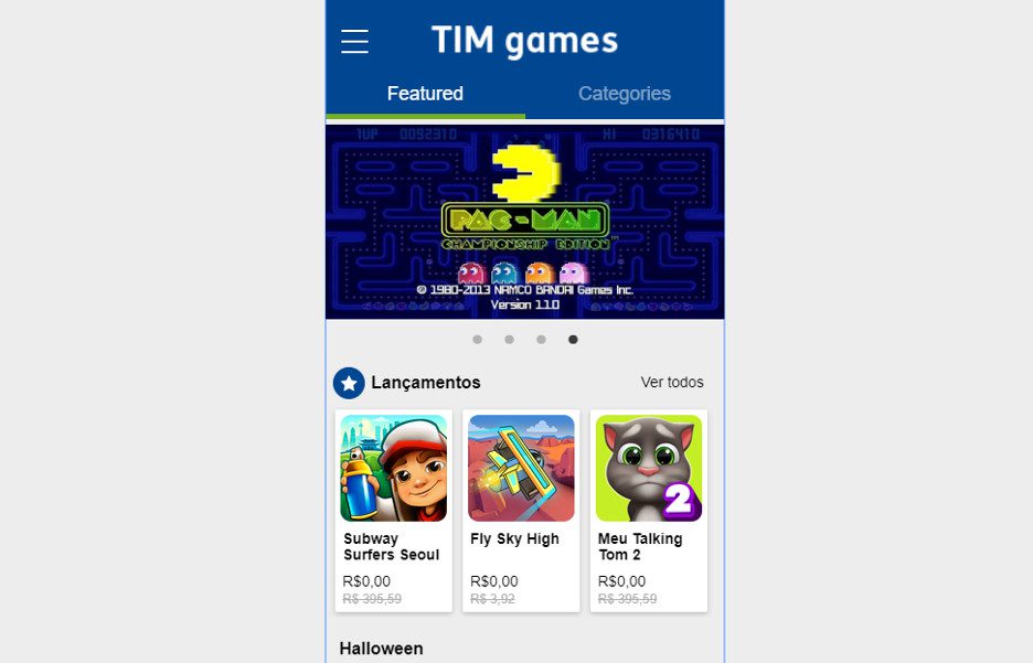 Plataforma da TIM disponibiliza centenas de jogos para adultos e crianças -  Banda B