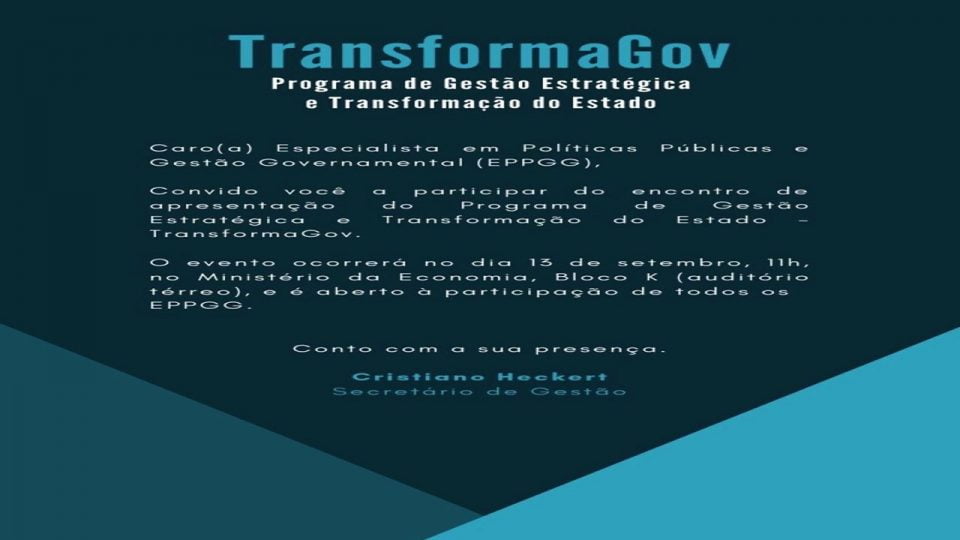 MCTIC sai na frente e adere ao programa TransformaGov