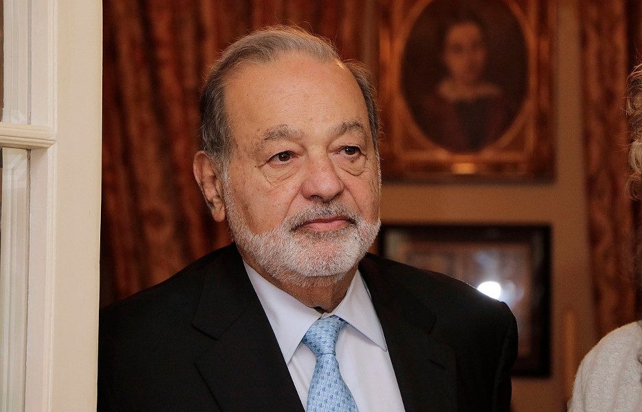 Carlos Slim, dono da América Móvil - crédito: Tania Victoria / Secretaría de Cultura de la Ciudad de México