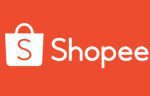 Logomarca da empresa Shopee em fundo cor de laranja - Crédito: Divulgação
