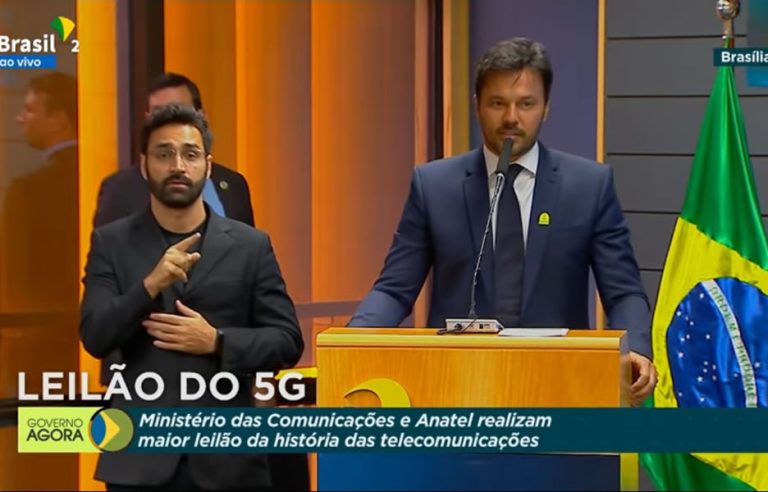 Início Leilão 5G - Crédito: tvBrasil