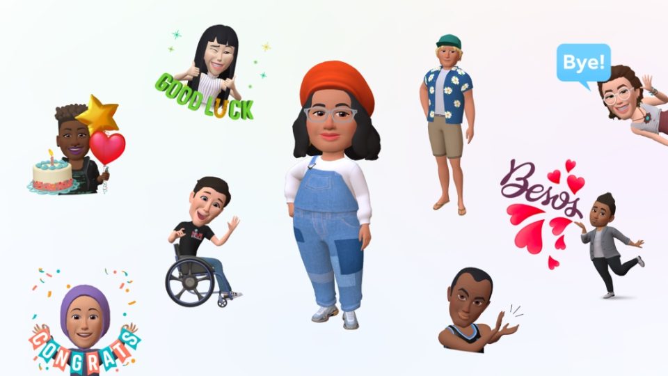 Meta lança avatares 3D para Facebook e Messenger/Crédito: Divulgação Meta lança avatares 3D para Facebook e Messenger/Crédito: Divulgação