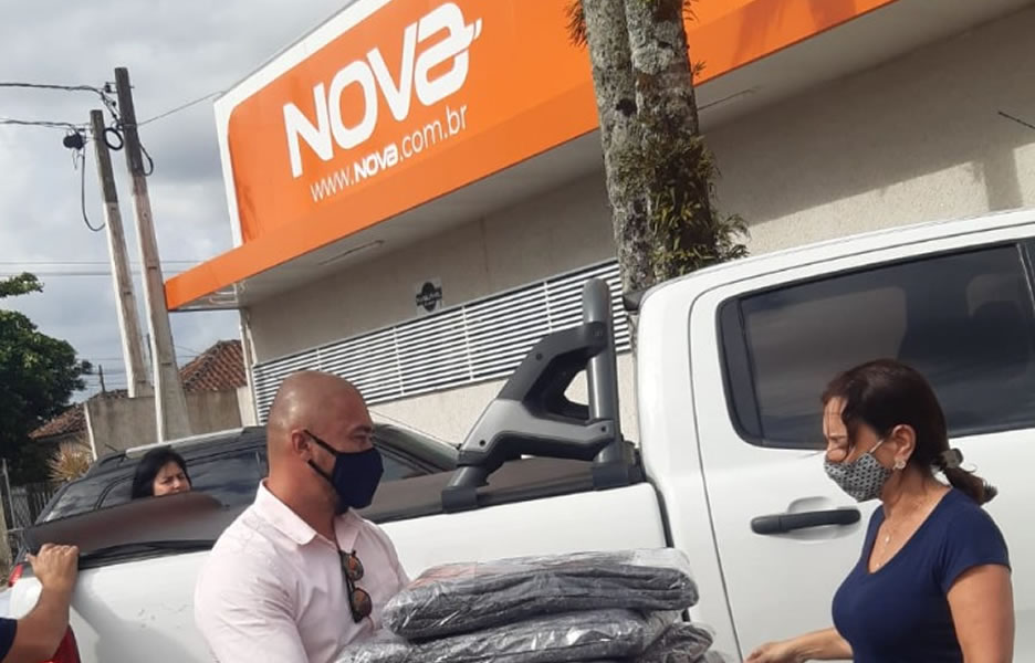 Nova distribui colchões e cobertores para atingidos por enchentes/Crédito: Divulgação Nova distribui colchões e cobertores para atingidos por enchentes - Crédito: Divulgação