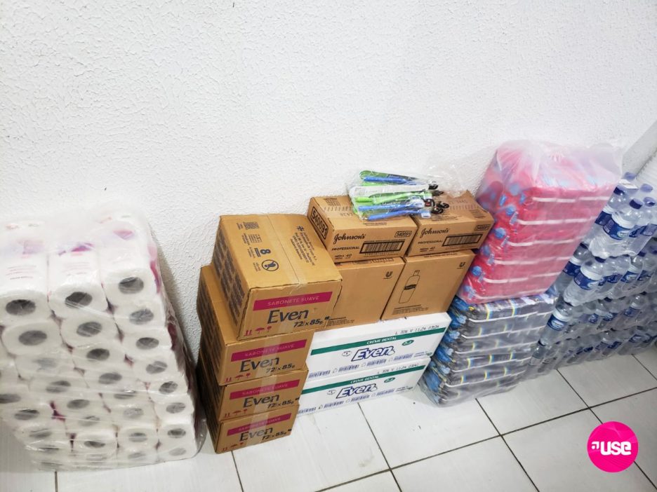 Use Telecom ajuda a desabrigados pelas chuvas na Bahia/Crédito: Divulgação Use Telecom ajuda a desabrigados pelas chuvas na Bahia/Crédito: Divulgação