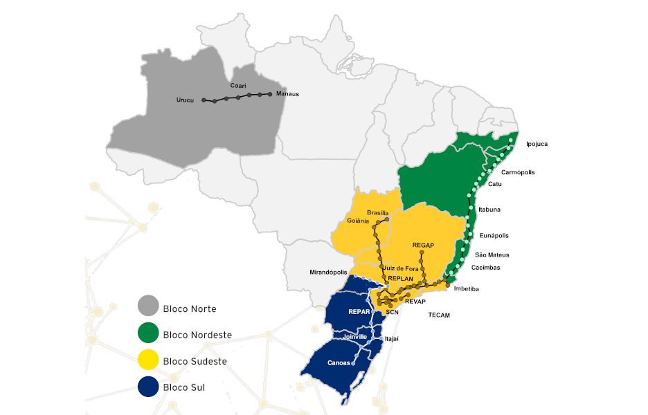 Petrobras coloca rede de fibra óptica à venda