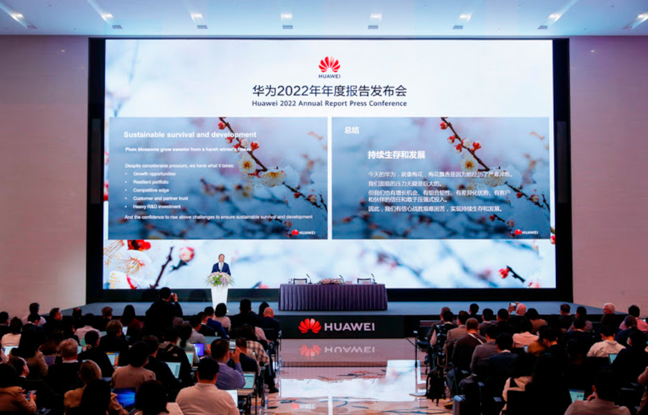 Lucro da Huawei despencou em 2022