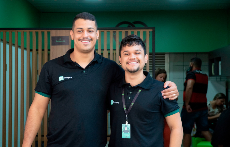 Tiago Ribeiro Feire, CCO, e Jorge Júnior, CEO da Trampay | Foto; Divulgação