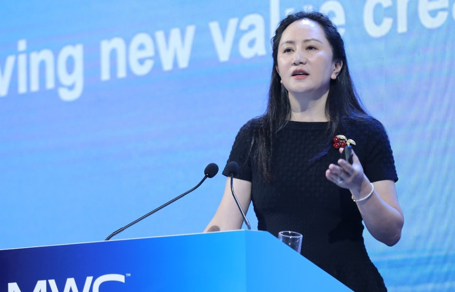 Sabrina Meng, CEO rotativa da Huawei, no MWC Shangai 2023