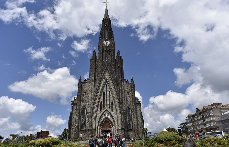 Catedral de Pedra de Canela (RS) (Foto: Wikimedia Commons)