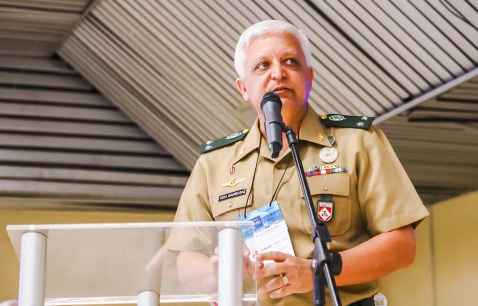 General Jacy Barbosa Jr, chefe do Centro Integrado de Telemática do Exército brasileiro - Crédito- Bruna-INOVAtic.