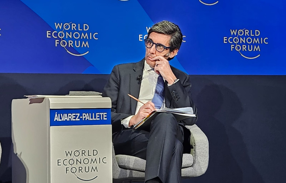Em Davos, José María Álvarez-Pallete, CEO da Telefônica, defende desregulamentação para competir 