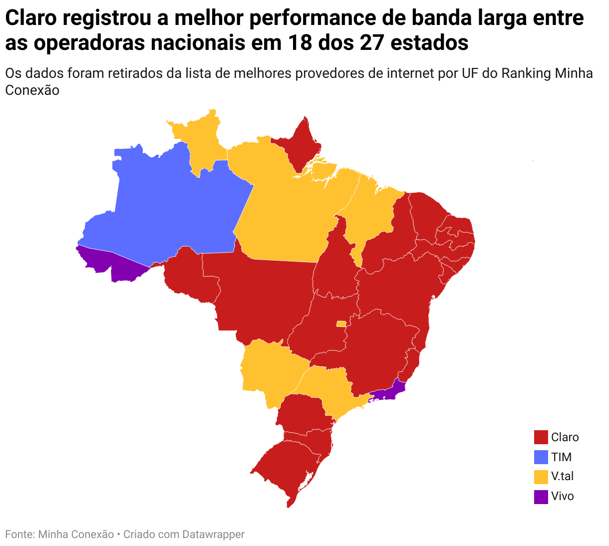 Velocidade da banda larga cresceu 6% no Brasil entre 2023 e 2024