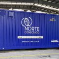 O contêiner de conectividade do Norte Conectado reúne equipamentos para funcionamento da rede ao longo de sua extensão. (Divulgação)