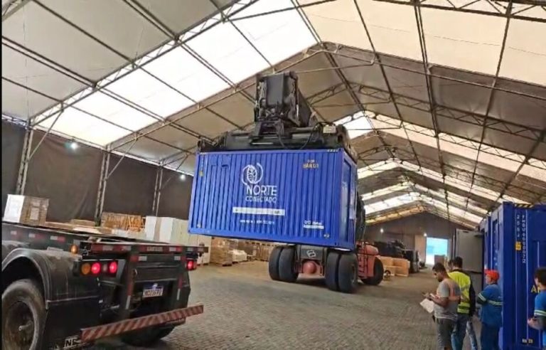 Q13 inicia a implementação da infraestrutura e logística de contêineres de redes de conexão no Norte do país para a Infovia 07
