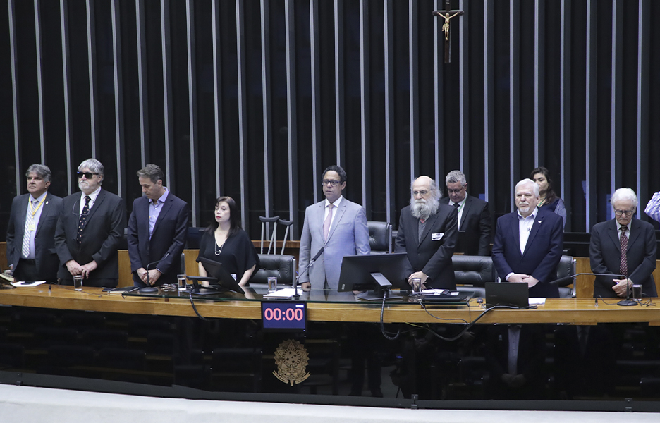 Em sessão solene na Câmara dos Deputados, NIC.br comemora os 35 anos do ".br" | Foto: Mário Agra/Câmara dos Deputados