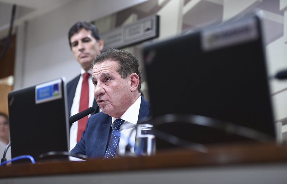 Presidente da CAE, senador Vanderlan Cardoso (PSD-GO), propõe GT da reforma tributária| Foto: Edilson Rodrigues/Agência Senado