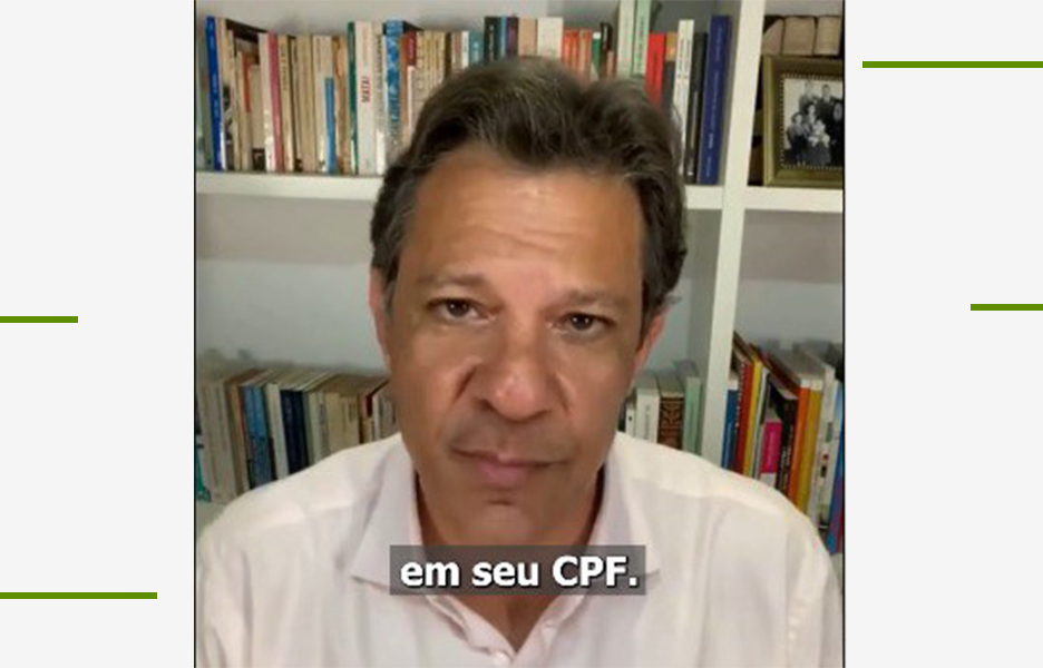 AGU notifica Meta por deepfake de Haddad e pede relatório de acessos