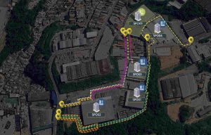 Mapa de data centers da Ascenty em SP