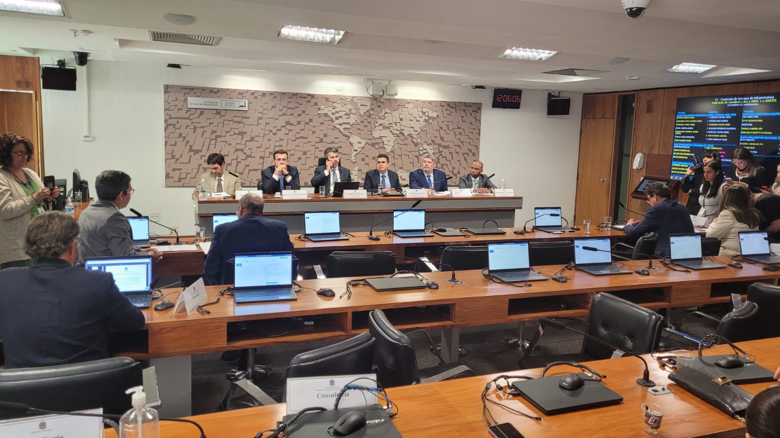 Foto: Sabatina no Senado de indicados à diretoria da Anatel