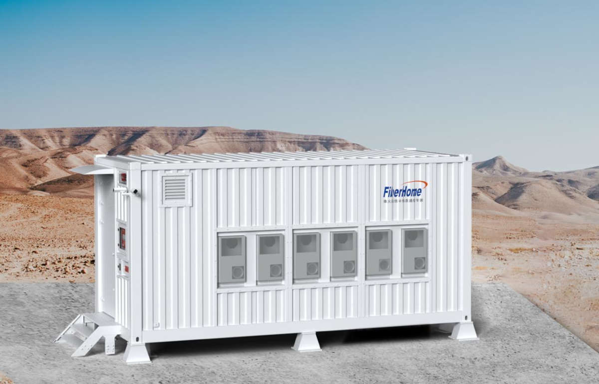 Data center modular da Fiberhome (Divulgação)