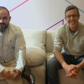 Marcelo Laurato, diretor de Vendas da Faiston; dir. Alex Ingles, CEO da Telcoweb