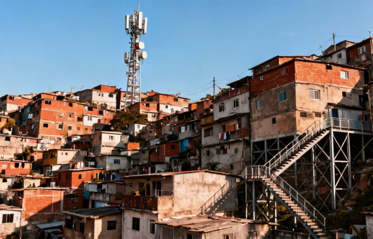 Torre celular favela