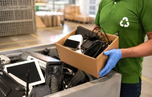 TIM reciclagem materiais