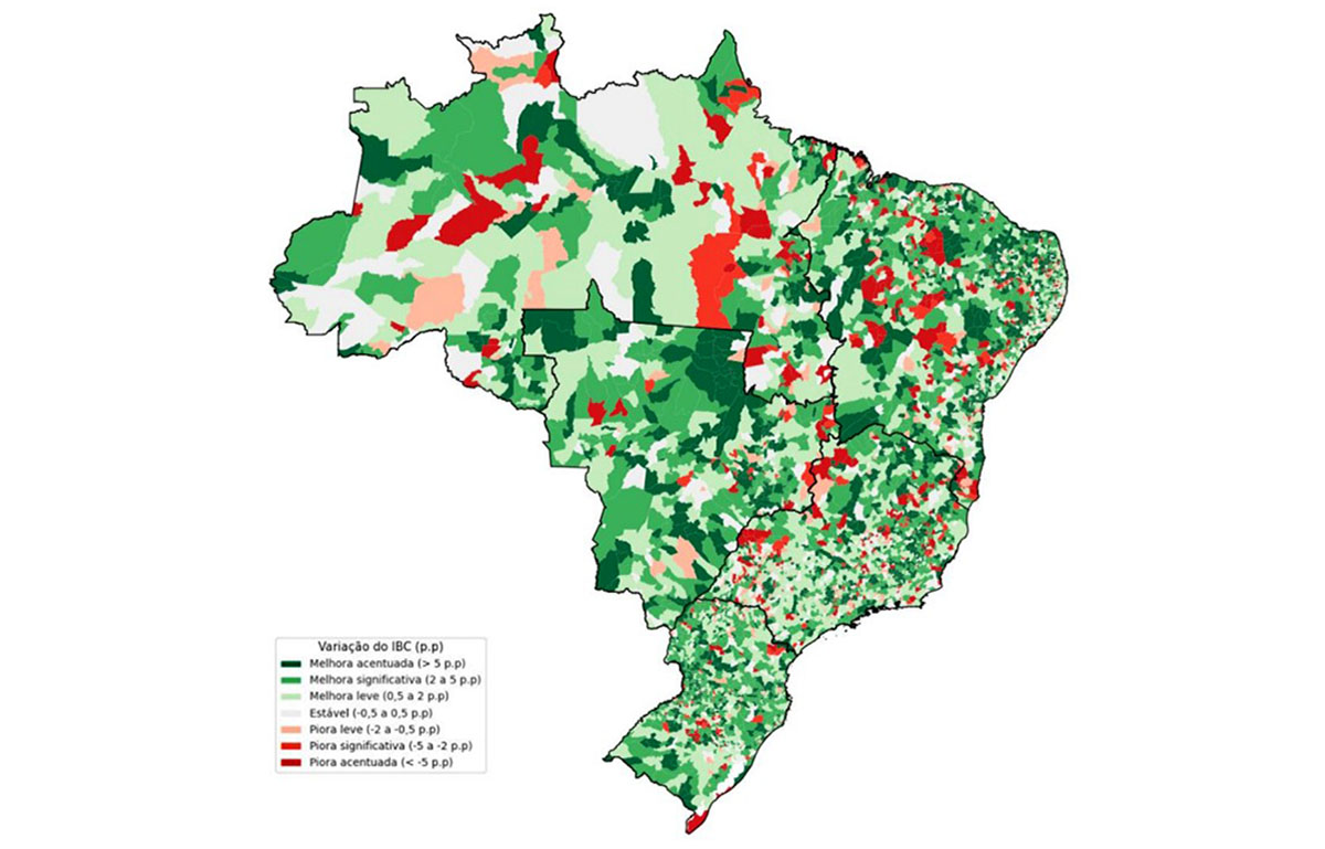 82,8% dos municípios avançam no Índice Brasileiro de Conectividade