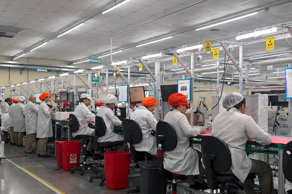 Positivo linha de produção 2