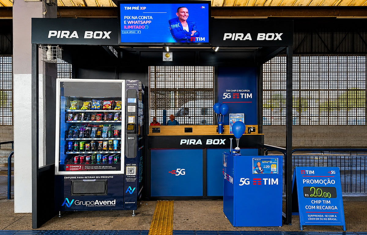 TIM testa novo modelo de atendimento em terminais de transporte coletivo