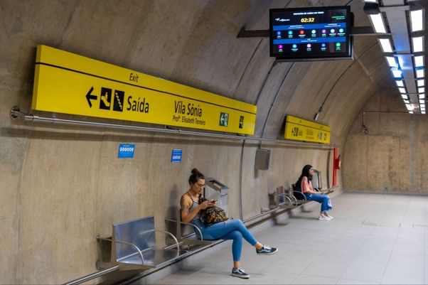 V.tal levará cobertura 4G e 5G a toda a Linha 4-Amarela do metrô de São Paulo