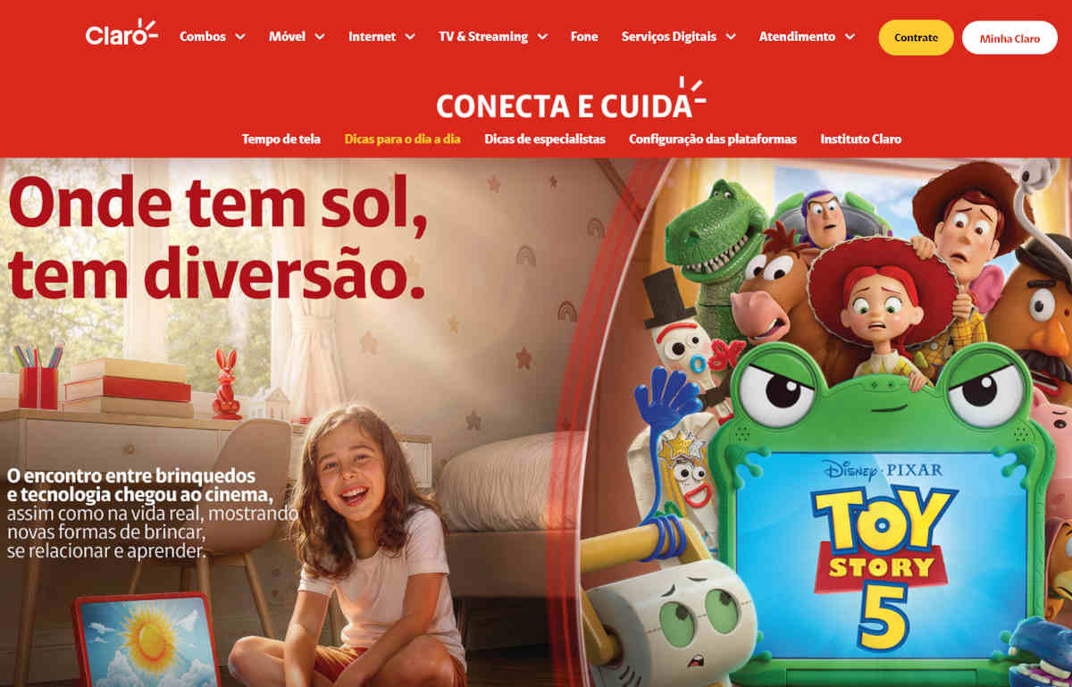 Claro cria plataforma de orientação digital para famílias