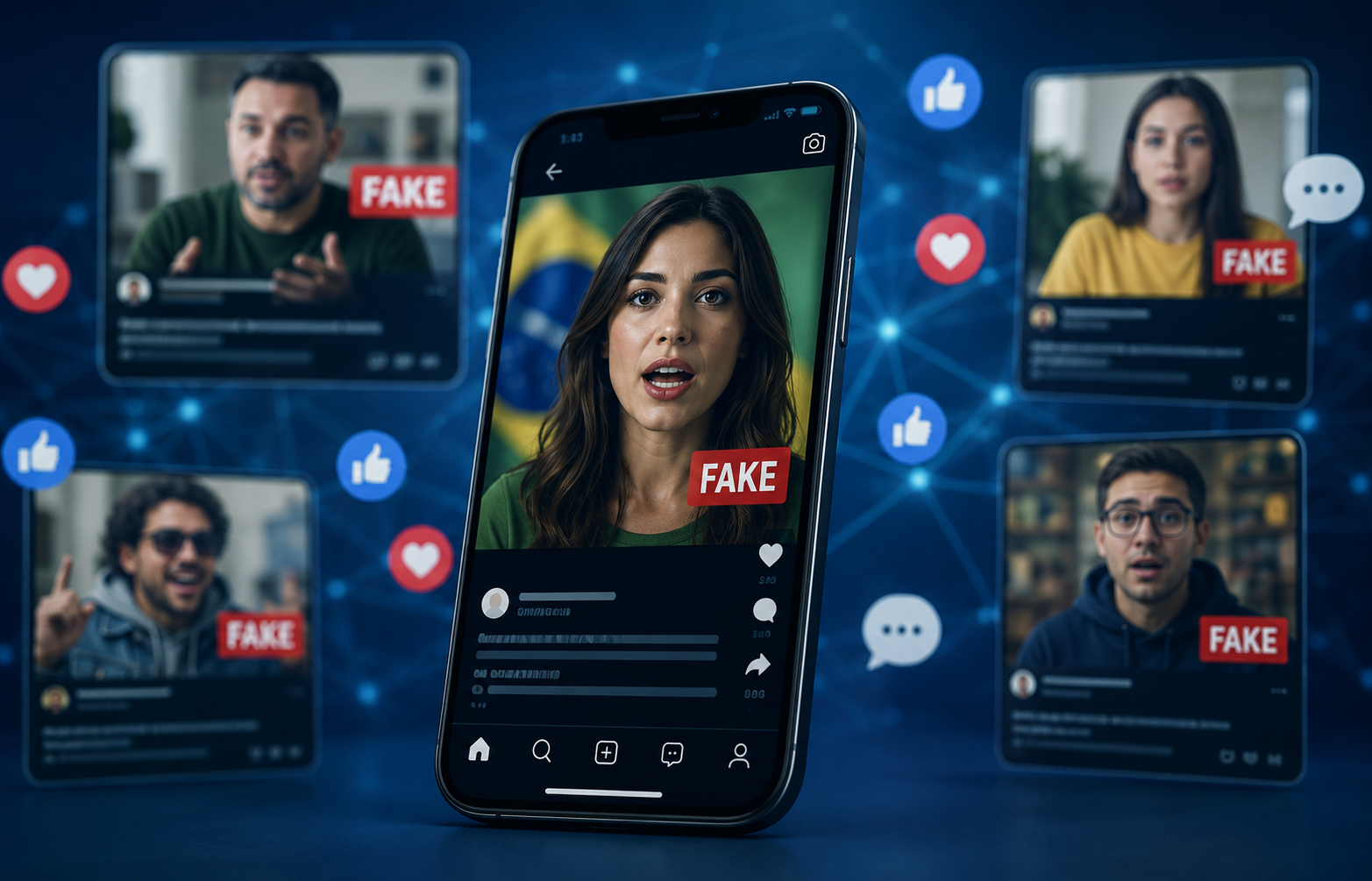 Avatares criados por IA disseminam desinformação política, indica Data Privacy